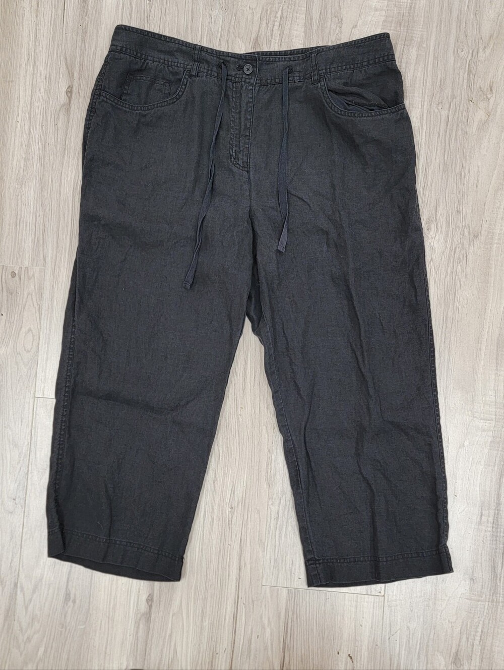 Jones New York Sport Black Wide Leg Pants